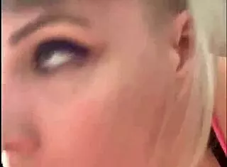 Girlfriend Moaning With Pleasure While Sucking Monster Cock Sloppily