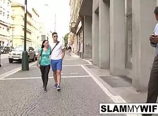 wild brunette takes monster black cock in ass for cumshot