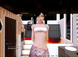 intense harem action in hotel game episode 152