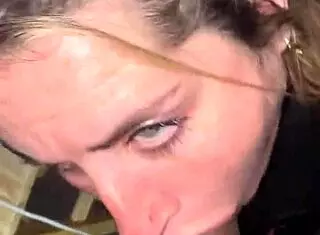 Rich Blonde Offers Rich Mom to Black Cock for Deepthroat