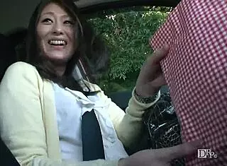 come see mana funaki's blonde bush in forest sex