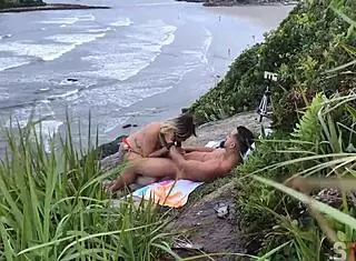 Couple Caught On Beach