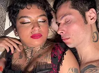 Morena Novinha Loves Fucking Her Boyfriend and Another Guy in Close-Up Missionary.