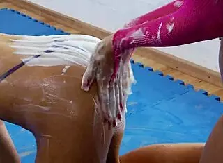 I saw two hot milfs fuckin' on the bed