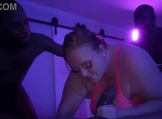 Julie's hardcore BBC gangbang fantasy comes true! 😈