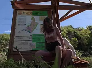 He bends me over and fucks me hard on the roadside