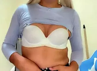 hot trans with small tits jerking off?