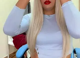 hot trans with small tits jerking off?