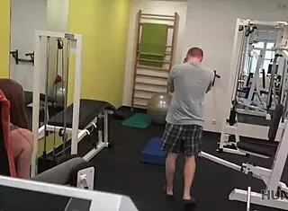 Young girl linda sweet loves sports money and sex outdoors