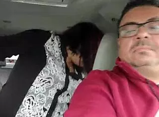 Being fucked by a stranger in the backseat while my wife drives