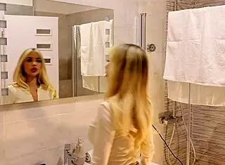 Hot Tight Shaved Pussy Girl with Big Tits Turns Casting into Pantyhose Porn Shoot