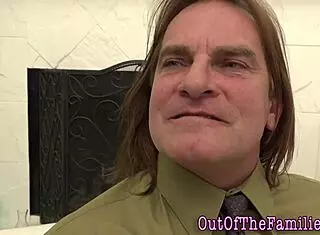 Stepmom watches teen get banged by hubby 😏