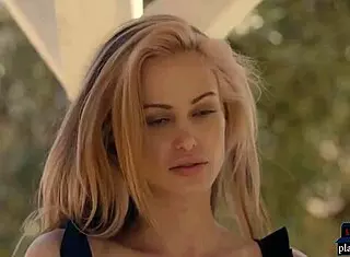 blonde model from europe with perky big boobs. she strips slow and teases every inch.