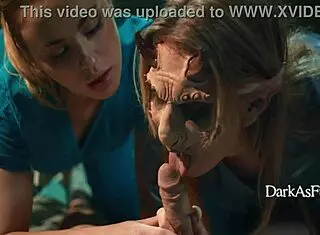 fucking demon nurse squirts milk in wild hospital taboo scene