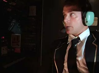 madelyn marie, in her uniform and heels, fucks the captain in the cockpit on a red eye flight