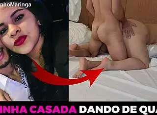 couple from maringá enjoys amateur fun together