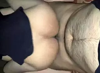 aunty gets fucked in doggy style at home