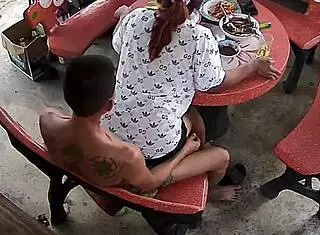 Secretly filmed by friend during sex with creampie