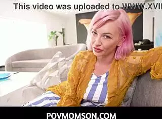 Stepmom Adira Allure provides assistance in a family setting with subtle taboo elements