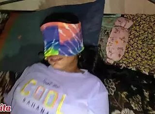 Yo, check out this Indian desi girl banging in the garden with step sis!