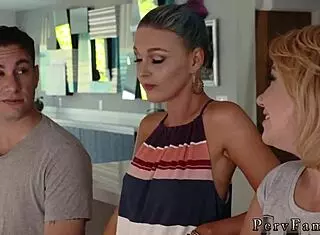 Milf's Passionate Encounter with Associate's Step Teen, Playing with Toys.