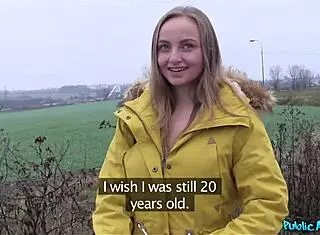 Petite Blonde Cums Hard