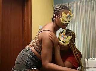 I seduce my African secretary and fuck her on the office desk 😘