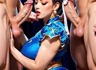 i luv big cocke, chun-li, givn blowjob n assfuck