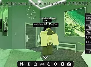 Fucked a BBC slut in Roblox Blacked