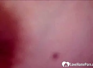 gorgeous girlfriend gives blowjob in pov