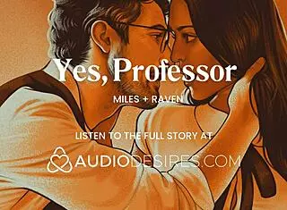 Naughty Student Distracts Professor After Class