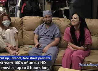 dr tampa humiliates brunette patient blaire celeste in hospital pov