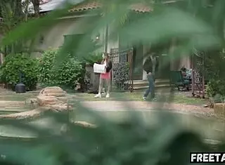 Nicole Doshi Rides Boyfriend's Brother's Huge Cock Behind His Back