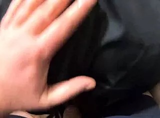 Valentine's Gift Blowjob Fuck With Cum On Downjacket