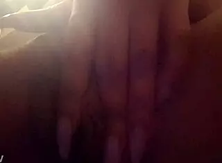 Pretty Ebony Solo Touches Her Big Clit Close Up