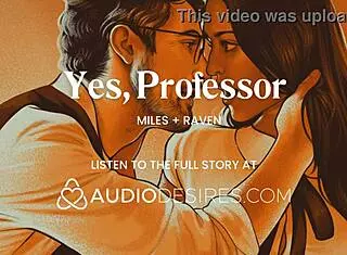 Naughty Student Distracts Professor After Class