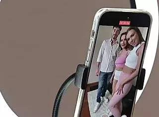 Fitness Chicks Alexis and Nicole Invite Neighbour for Threesome