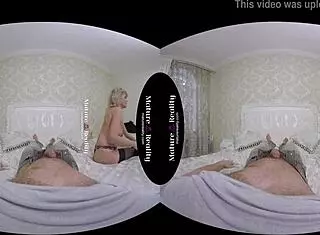 Mature Reality: Blonde Maneater in Stockings