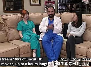 Yeni öğrenci Ditria Rose zorunlu Hitachi orgazmı yaşıyor!