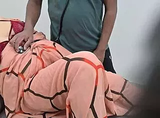 indian doctor asks, how are you feeling today, lady patient?