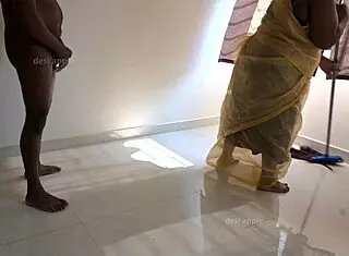 indian maid having fun with devar