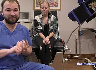 dr tampa, ava siren's 1st gyno exam... nervous!