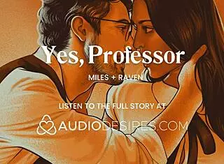 Naughty Student Distracts Professor After Class