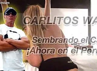 Sabrina moon, blonde chilena, plays with dildo and tits