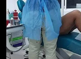 My dentist appointment ended with his big cock in my mouth