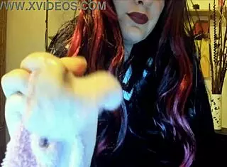 Italian girl worships dirty socks in lingerie