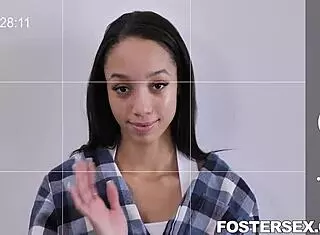 Watch foster stepdaughter bianca burke and alexis tae in action.