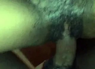 Sexy Italian amateur with hairy pussy gets rough fucked and cum on ass