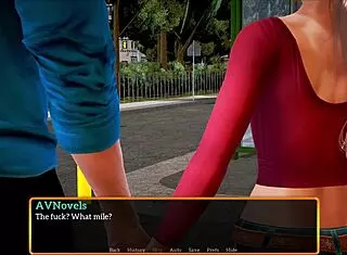 My new family plays games together.