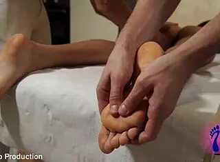 Wow, Mia Marin's Feet Get Oiled Massage!